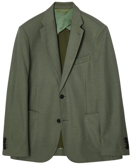Robert Talbott Green Wright Textured Knit Blazer for men