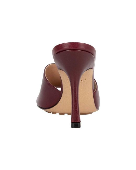 Bottega Veneta Red Lambskin Stretch Mule (Authentic Pre-Loved)