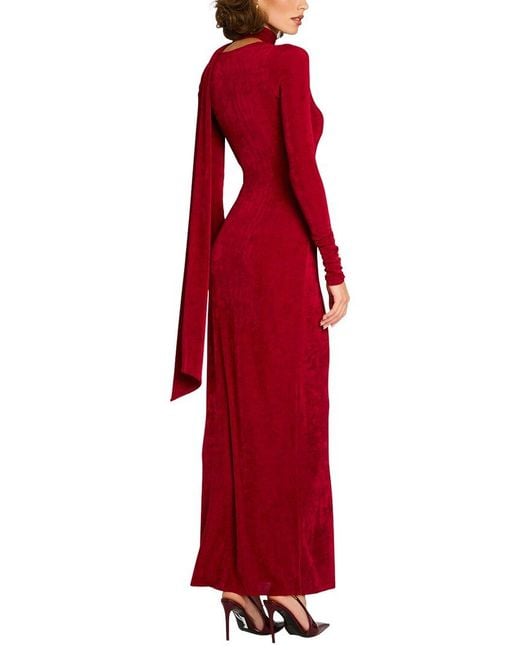 SER.O.YA Red Rashelle Maxi Dress
