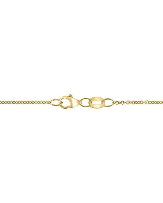 Effy Fine Jewelry Metallic 14K 5.24 Ct. Tw. Diamond & Agate, Necklace