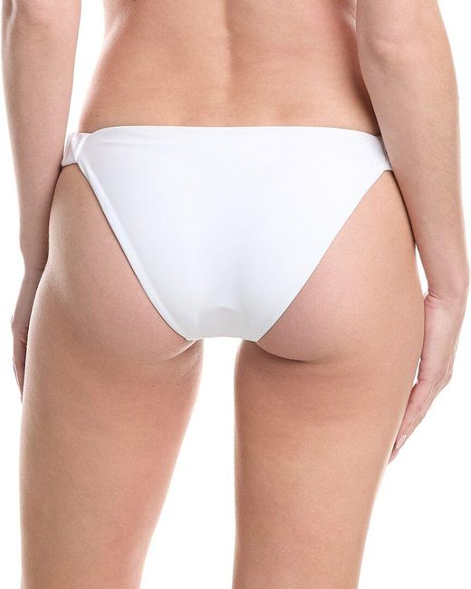 Ramy Brook White Joelle Bikini Bottom