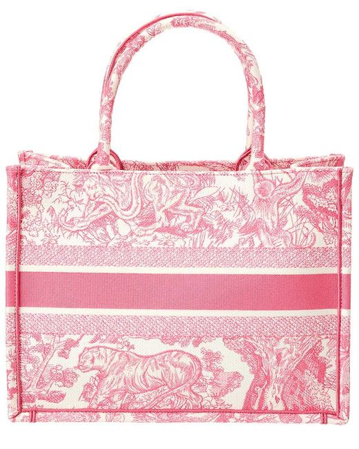 Dior Book Medium Tote in Pink | Lyst