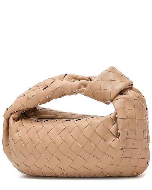 Tiffany & Fred Paris Brown Woven Leather Pouch