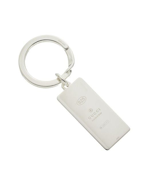Gucci White Key Ring