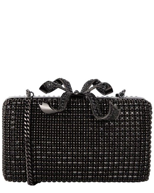 Self-Portrait Black Self-Portrait Crystal Box Clutch