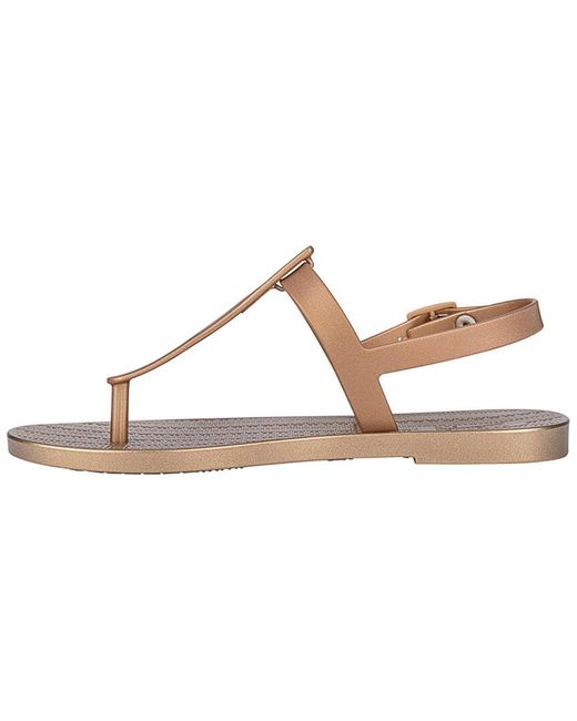 Melissa Natural Sun Ventura Metallic Sandal