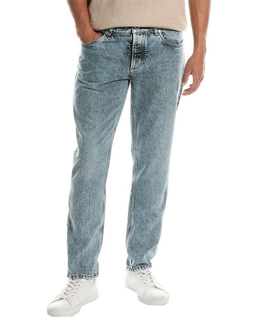 Brunello Cucinelli Blue Traditional Fit Jean for men