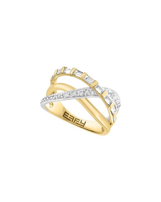 Effy Fine Jewelry Metallic 14K 2.18 Ct. Tw. Diamond & Ruby Ring