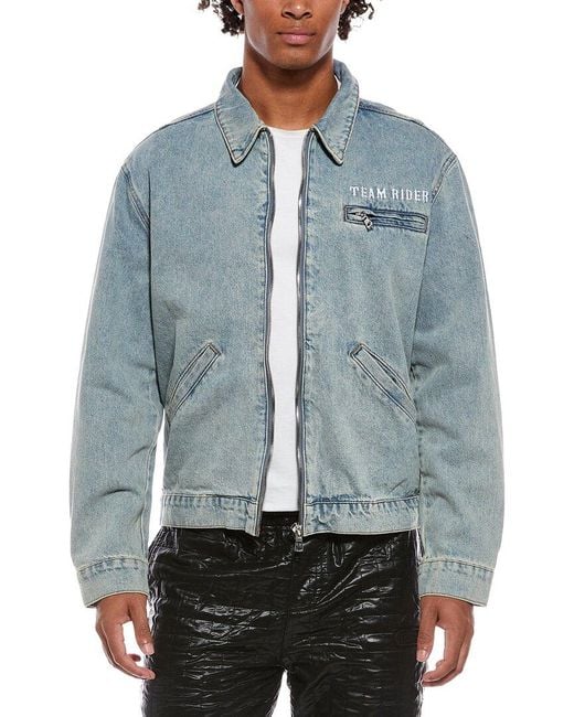 RTA Blue Cruz Jacket for men