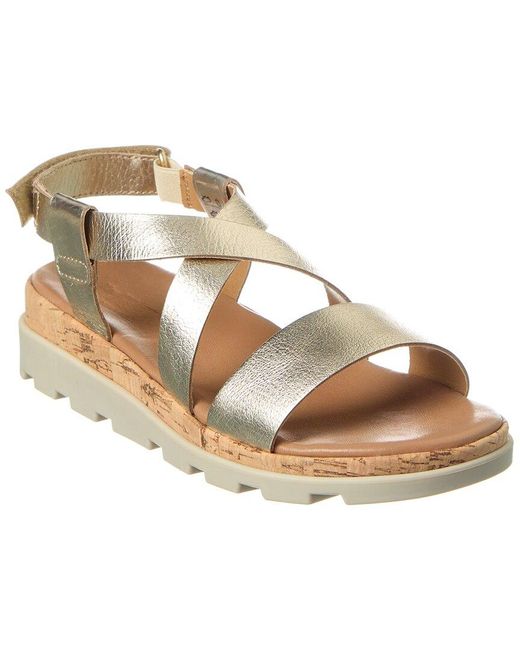 The Flexx Metallic Shea Leather Sandal