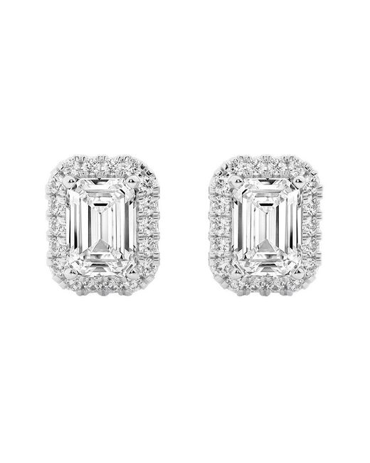 Lab Grown Diamonds Metallic 14k 3.50 Ct. Tw. Lab-grown Diamond Studs
