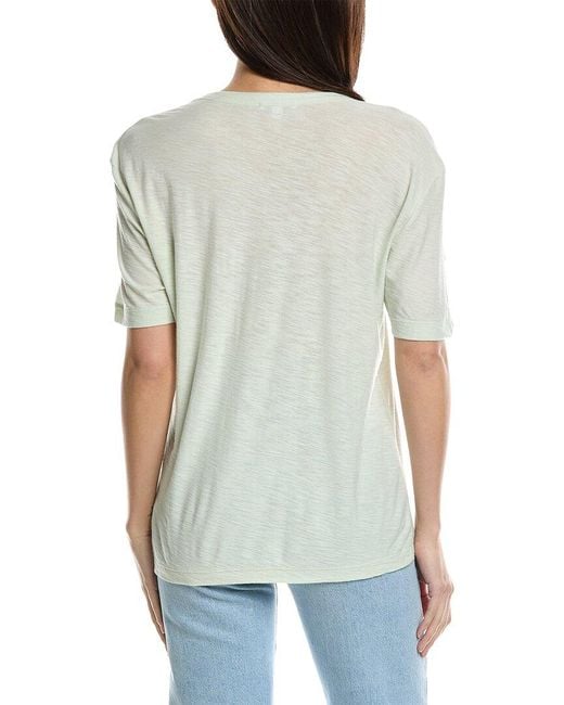 James Perse Gray Oversized Jersey T-shirt