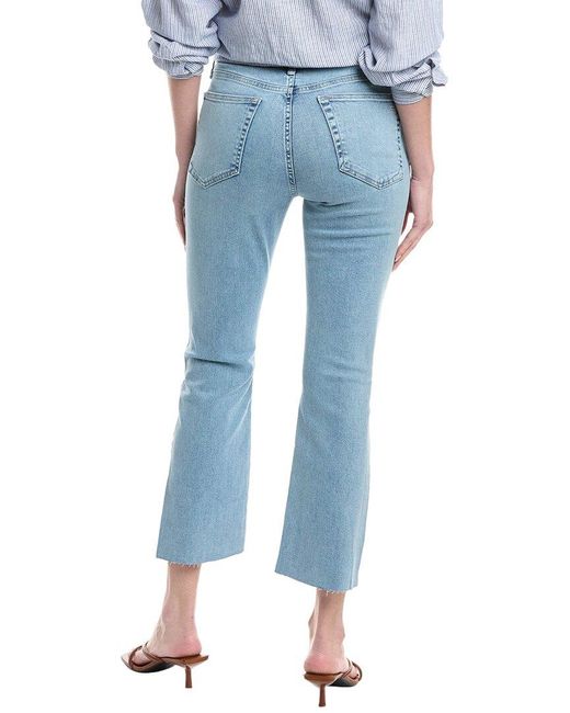 Rag & Bone Blue Piper Mid-Rise Ankle Alturas Bootcut Jean