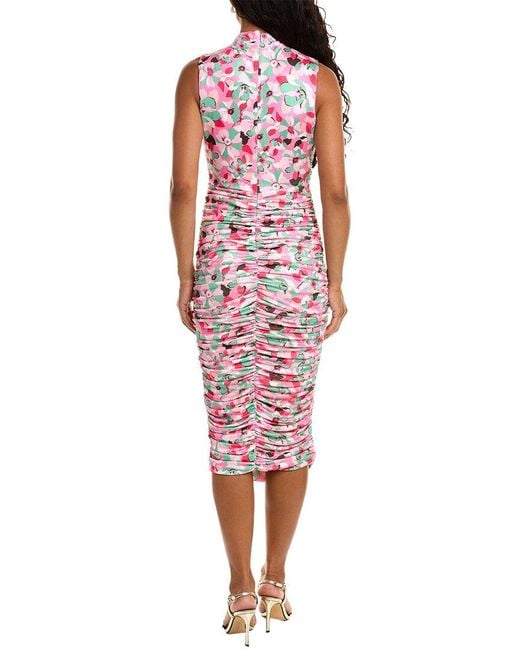 Alexia Admor Red Khloe Midi Sheath Dress