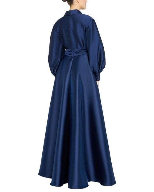 THEIA Blue Frieda Gown