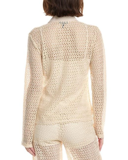 Rag & Bone Natural Liv Mesh Polo