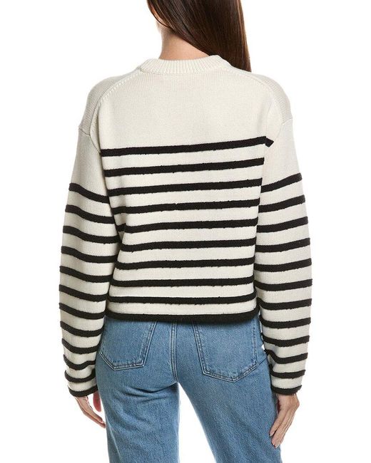 Proenza Schouler White Nia Cashmere-Blend Sweater