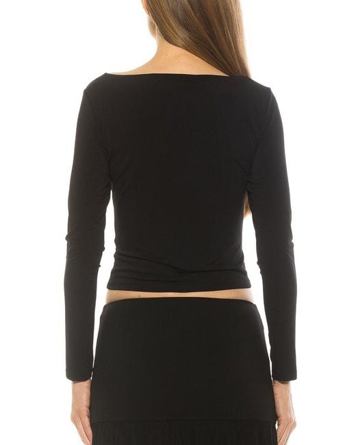 Alexia Admor Black Dahlia Shirt
