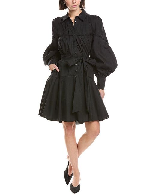 Marchesa Natural Poplin Shirtdress