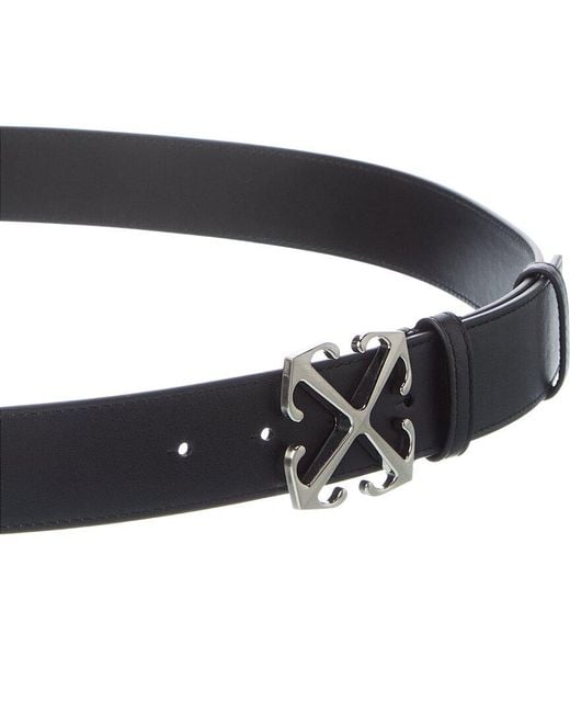 Off-White c/o Virgil Abloh Blue Leather Belt for men