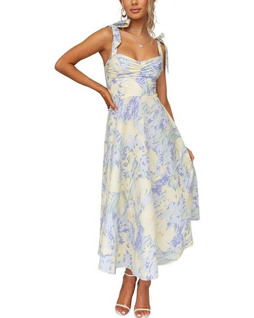 Amanda Royal Blue Maxi Dress