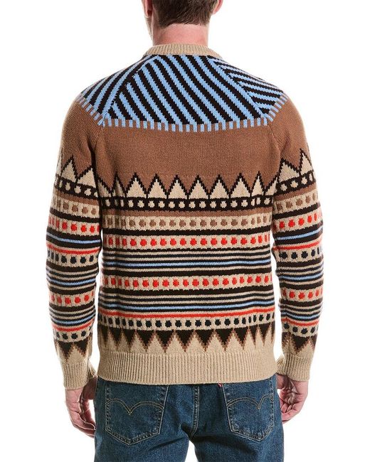 Missoni Gray Wool-blend Crewneck Sweater for men