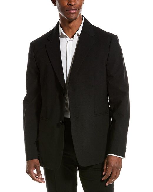 Theory Black Eldridge Wool-blend Jacket for men