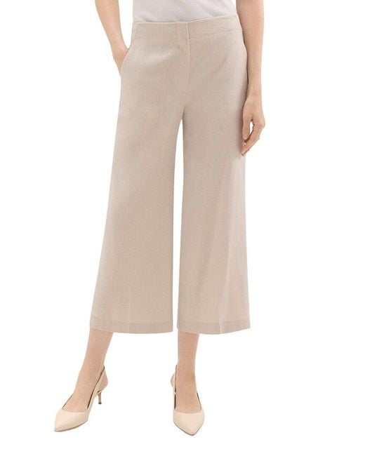 Theory Natural Clean Terena Linen-Blend Pant