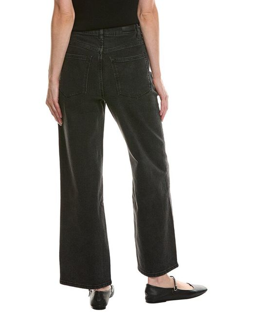 DL1961 Black Karmine Nightshade Refined Wide Leg Jean