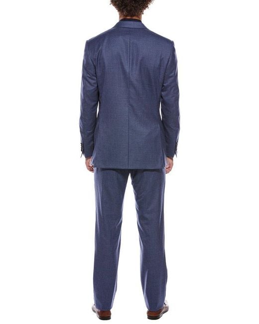 Canali Blue 2Pc Cashmere Suit for men