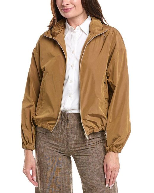 Herno Brown Drawstring Jacket