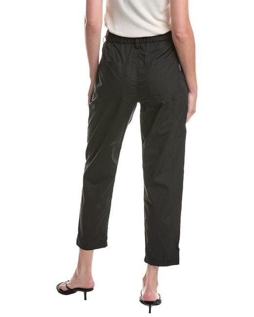 Brunello Cucinelli Black Solid Pant