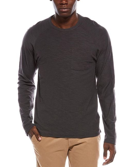 Vince Gray Single Pocket Crewneck T-Shirt for men