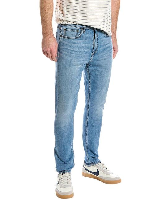 Rag & Bone Blue Fit 2 - Schaefer Slim Fit Mid Indigo Authentic Stretch Jean for men