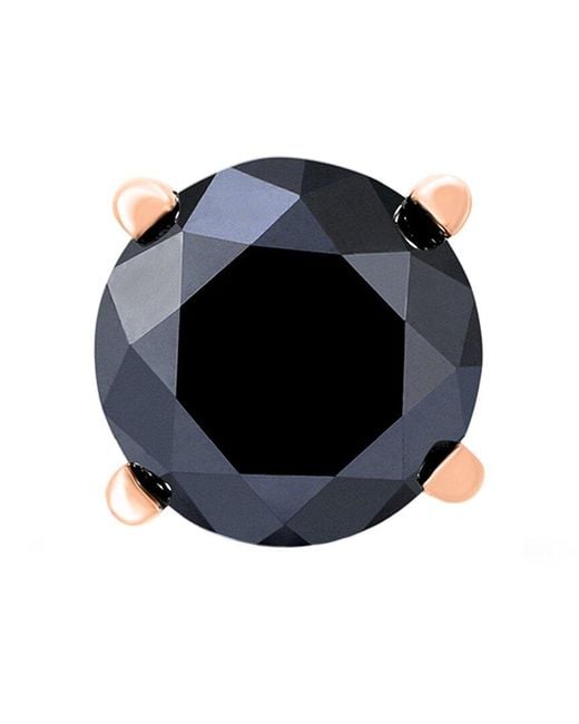 Diamond Select Cuts Blue 14k Rose Gold 0.50 Ct. Tw. Diamond Studs