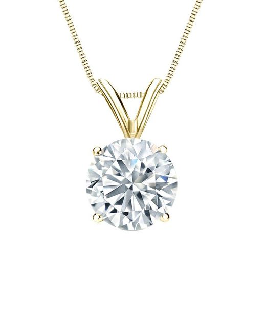 Sabrina Designs Lab Grown Diamonds White 14K 2.00 Ct. Tw. Lab-Grown Diamond Solitaire Necklace