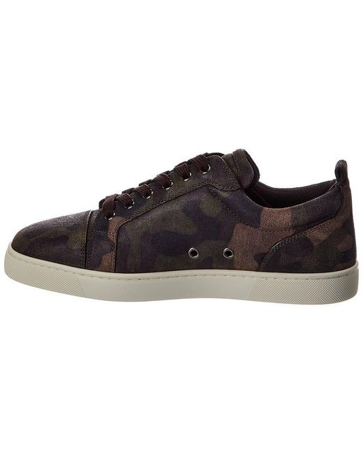 Christian Louboutin Brown Louis Junior Leather Sneaker for men
