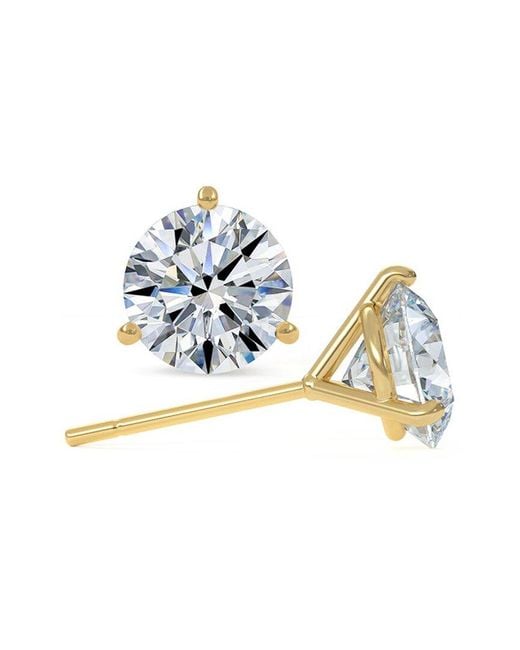 Lab Grown Diamonds White 14K 7.00 Ct. Tw. Lab-Grown Diamond Earrings