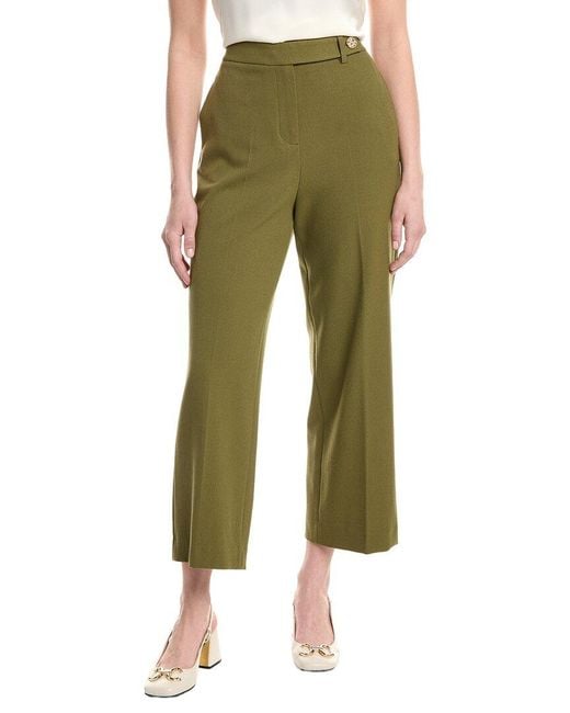 L.K.Bennett Green Billie Trousers