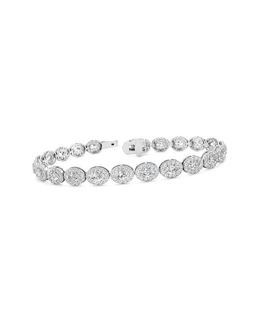 Lab Grown Diamonds White 14K 6.51 Ct. Tw. Lab-Grown Diamond Tennis Bracelet