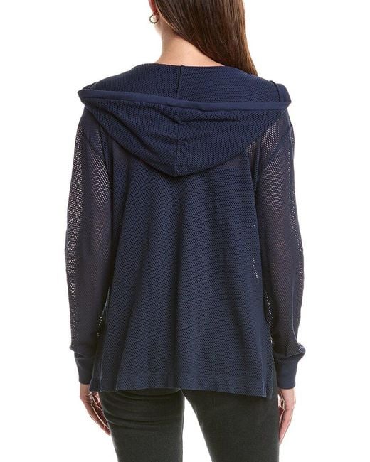 Michael Stars Blue Jessica Hoodie