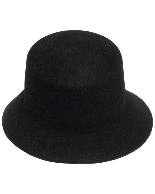 Eugenia Kim Black Ruby Wool Hat