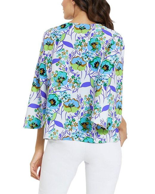 Jude Connally Blue Daniella Pullover Top