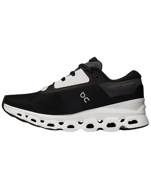 On Shoes Black Cloudstratus 3 Sneaker