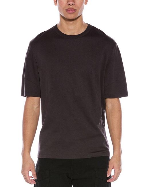 Helmut Lang Black Apex Heavy Knit T-Shirt for men