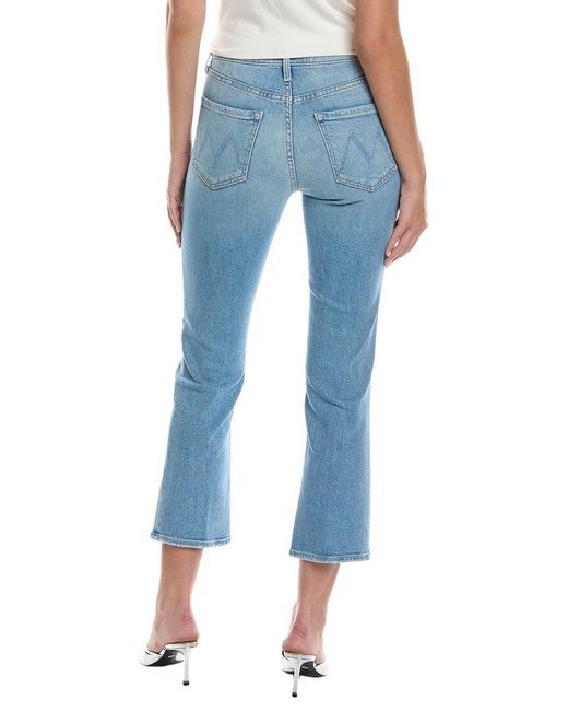 Mother Blue Denim The Tripper Ripe For The Squeeze Ankle Jean