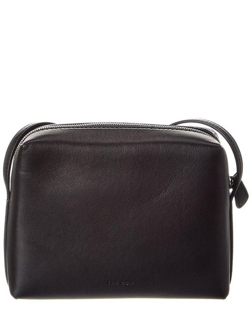 The Row Black Regent Leather Crossbody