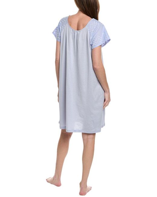 Hanro Blue Vivia Nightgown