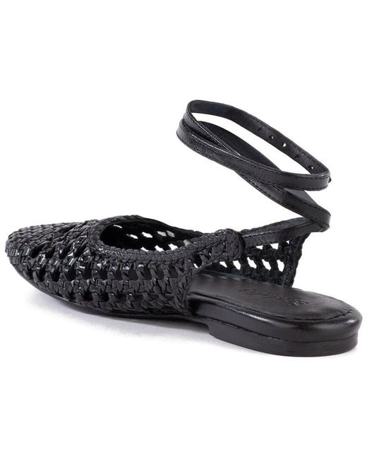 Seychelles Black Monet Leather Flat