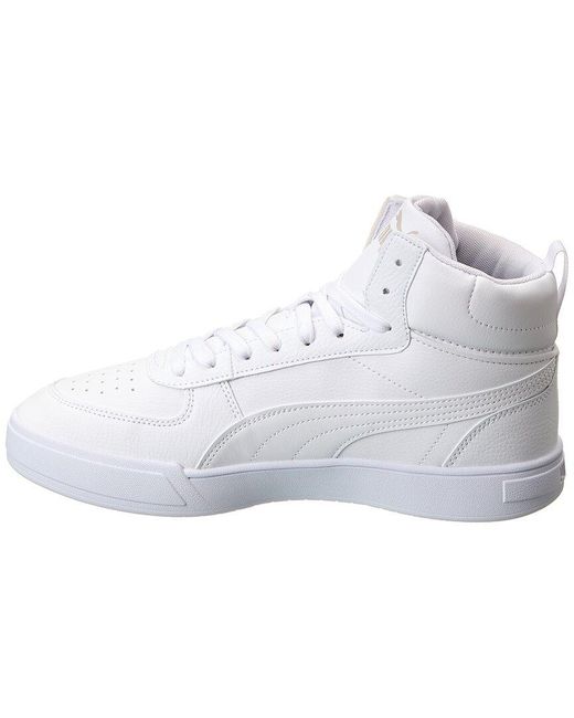PUMA Caven Mid Sneaker in White for Men | Lyst